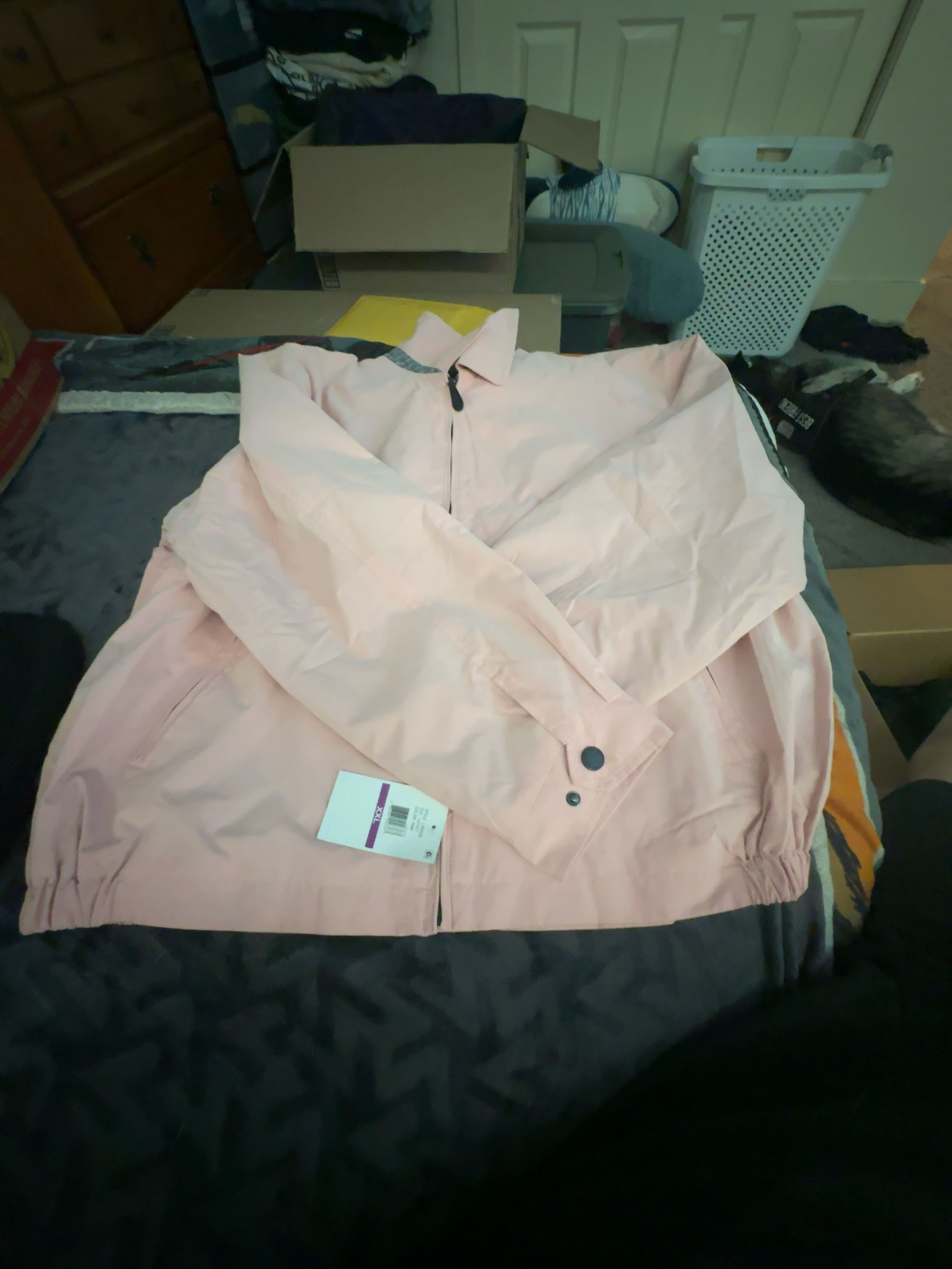 Dickies Reworked Eisenhower Jacket Rinsed Rosette Pink XXL