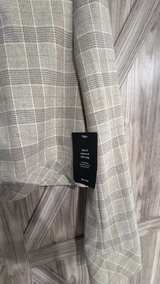 NA-KD Checkered Cropped Zip Blazer size 38 Women’s NWT - Image 3