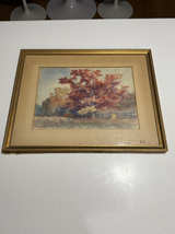 H.C. Lee Signed Watercolor Painting - Image 1