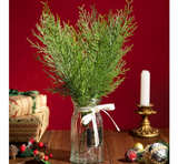 Alpurple 60 Pcs Artificial Pine Branches- 13.7 Inches Fake Greenery Pine Sprigs - Image 6