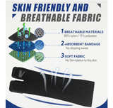 Vanzen Finger Splint 2-Pack Lightweight Cloth Buddy Straps - Image 2