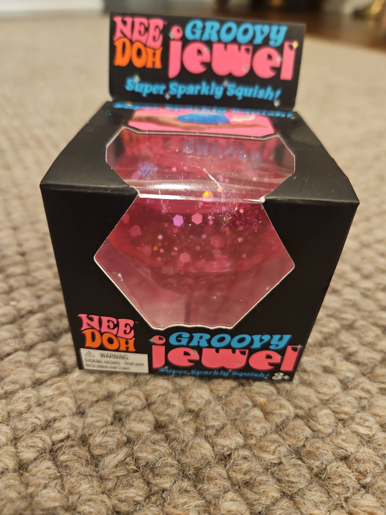 Schylling NeeDoh Groovy Jewel Sparkly Squishy Toy