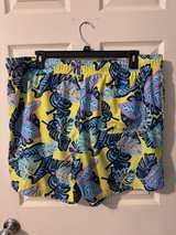 George Men's Tropical Leaf Swim Trunks 2XL - Image 3