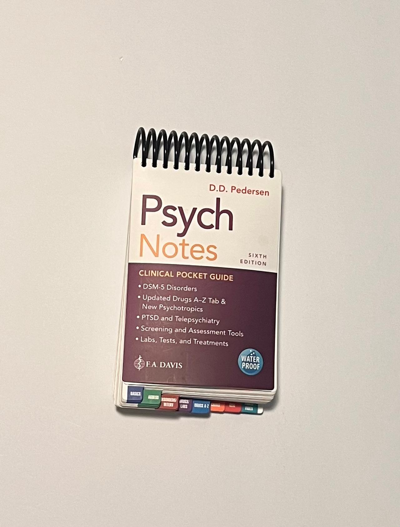Psych Notes: Clinical Pocket Guide (Sixth Edition)