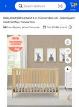 Delta Children Heartland 4-in-1 Convertible Crib - Image 2