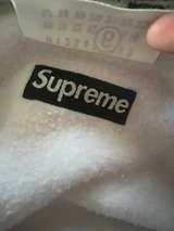 Supreme MM6 Maison Margiela Zip Up Hooded Sweatshirt Ash Grey - Image 5