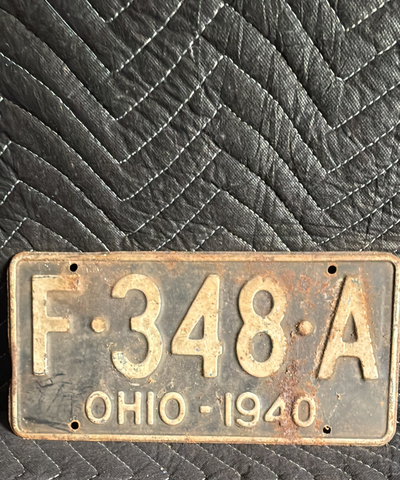 1940 Ohio License Plate