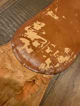 FENDI BROKEN Leather Belt Mustard Yellow HEAVILY USED  - Image 5
