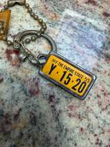 Vintage Chevrolet Mini License Plate Keychain Curry Dealership New York City NYC - Image 5