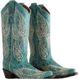 Corral Women's Embroidered Turquoise Cowgirl Boot - Image 4