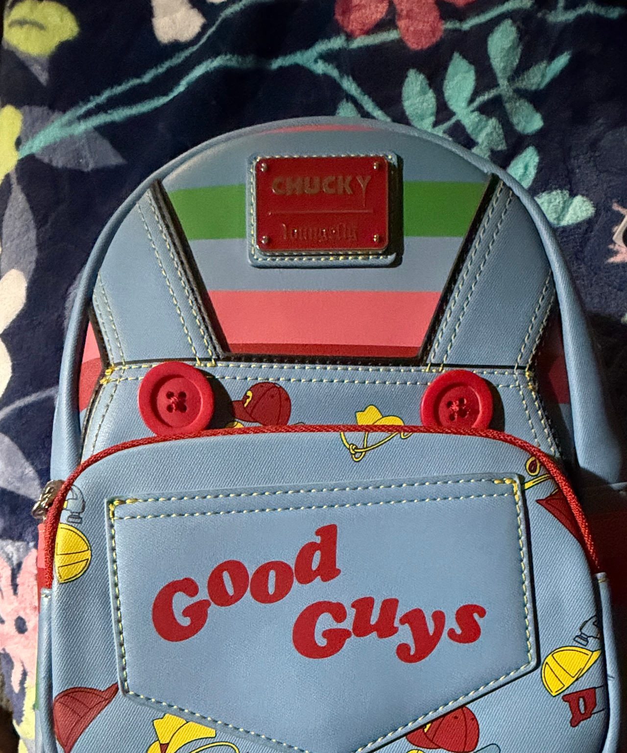 Loungefly Chucky Good Guys Cosplay Mini Backpack