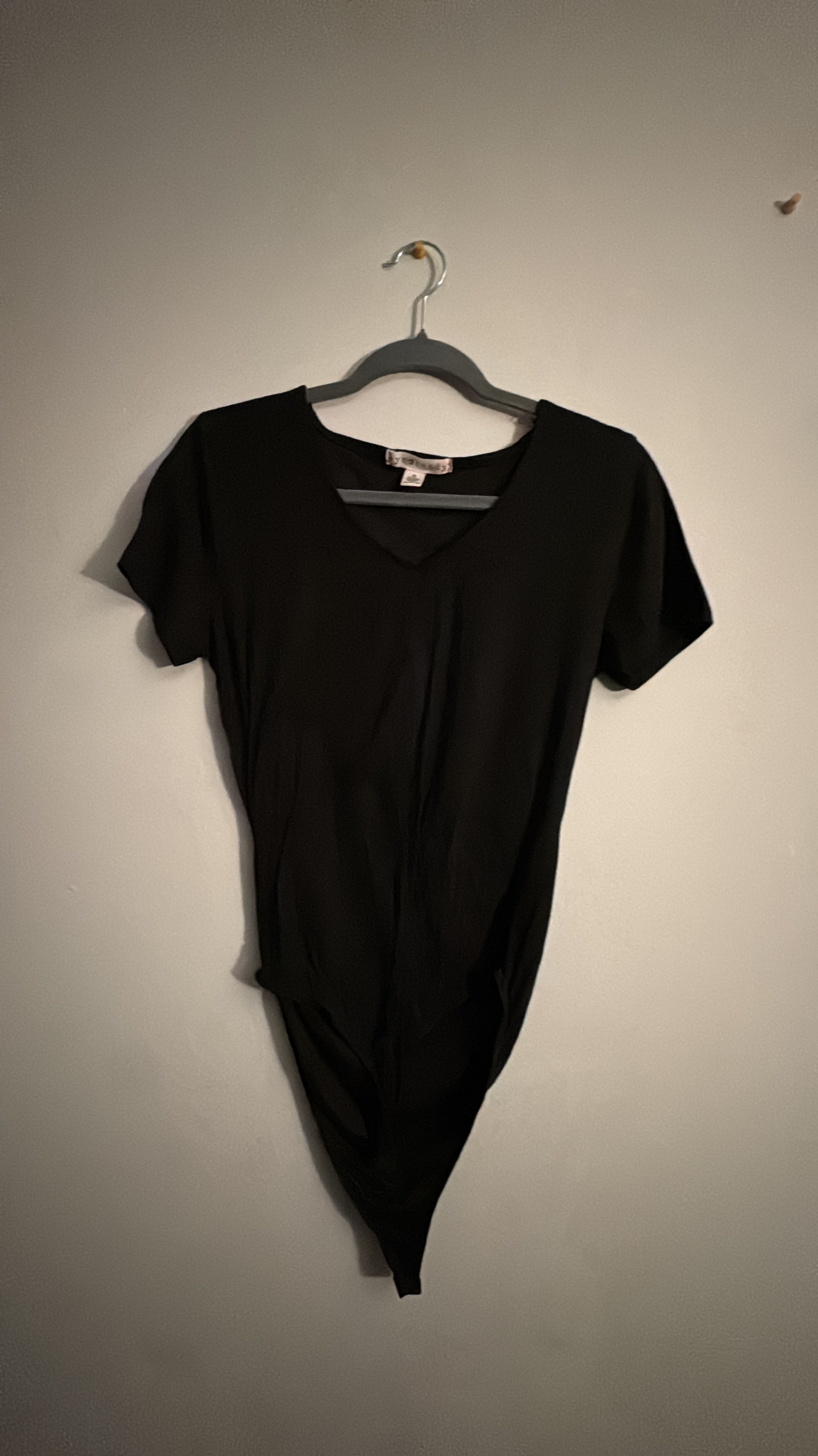 Eye Candy- Black Short Sleeve Bodysuit