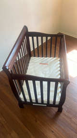Wooden Baby Mini Crib - Image 4