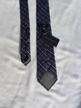 John Varvatos USA Plaid Silk Tie - Image 1