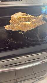 Badash Crystal Gold Luster Organic Glass Bowl - Image 3