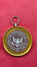 Ronald Reagan Presidential Library Vintage Style Pocket Compass - Image 2