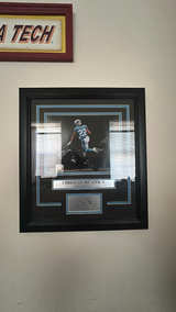 Christian McCaffrey Autographed Carolina Panthers Framed Photo - Image 2