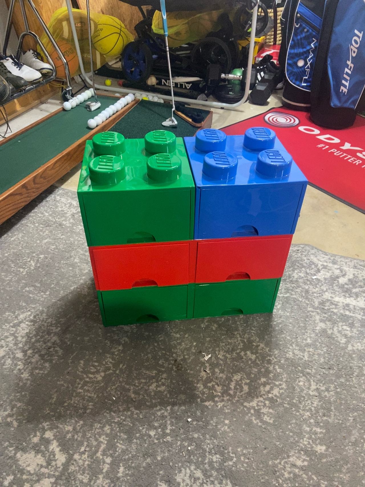 LEGO Storage Brick Drawer 4-Stud Bright Blue