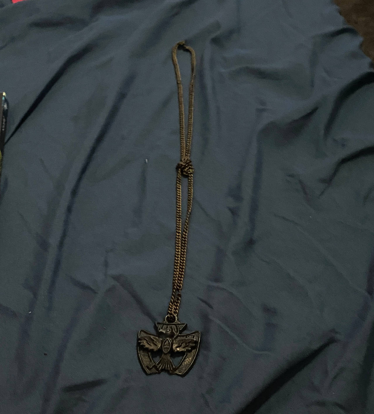 Vintage Holy Spirit Dove Pendant Necklace