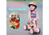 DRAMATION Baby Balance Bike for 1 Year Old Girls Gifts, 10-12 Months No Pedal - Image 7