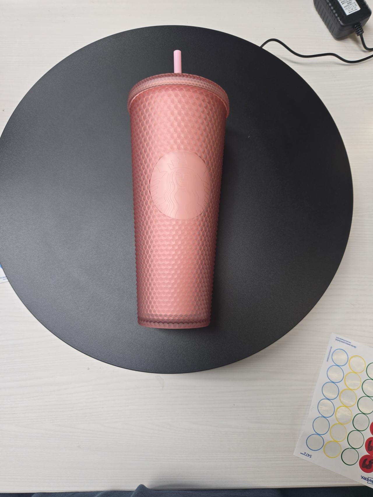 Starbucks Rose Gold Studded Cold Cup Tumbler