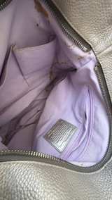 Coach Metallic Pebbled Leather Hobo Bag - Image 4