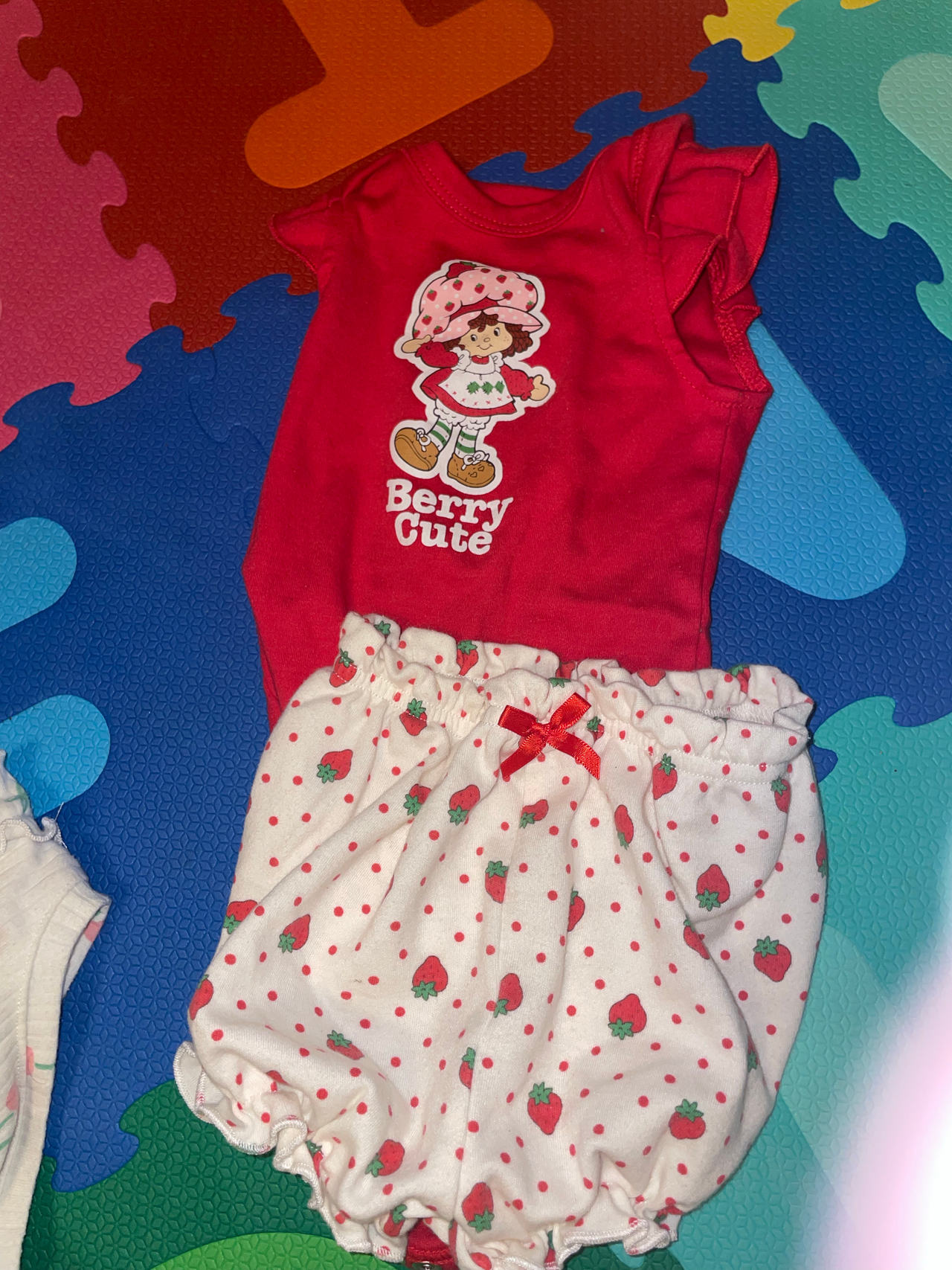Strawberry Shortcake Berry Cute Bodysuit and Bloomer Set