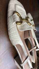 Bibi Lou Croc-Embossed Slingback Heels size 42 - Image 3