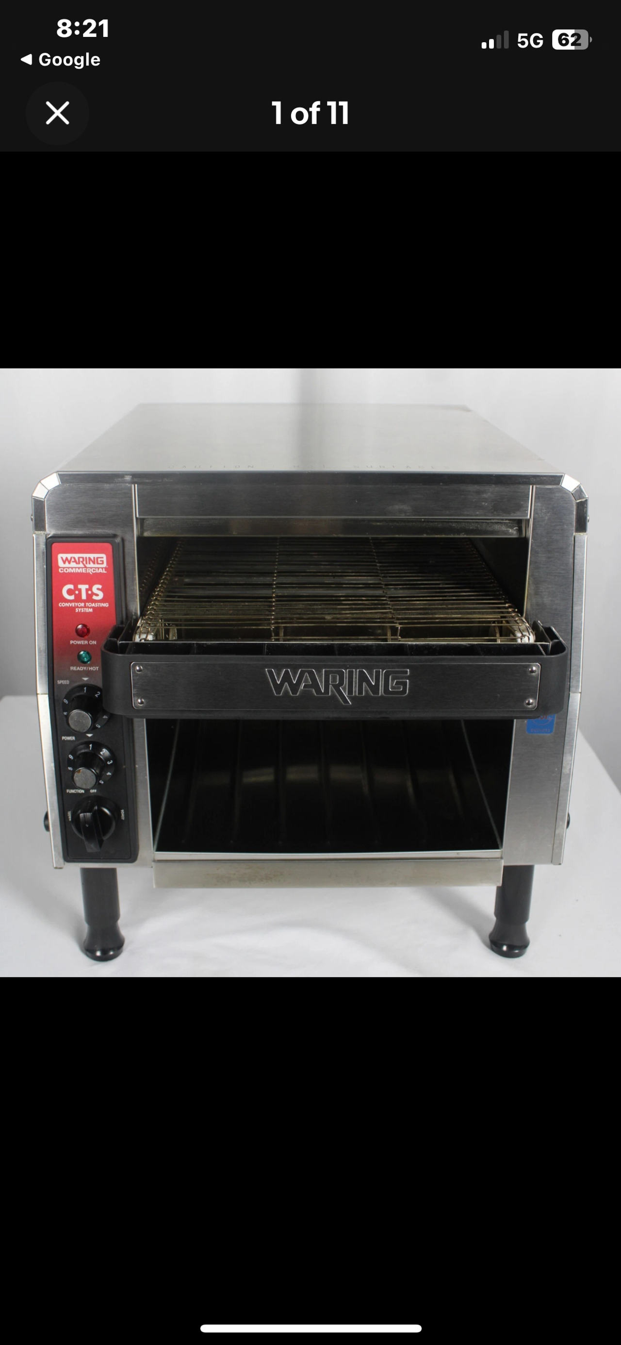 Waring Commercial Conveyor Toaster