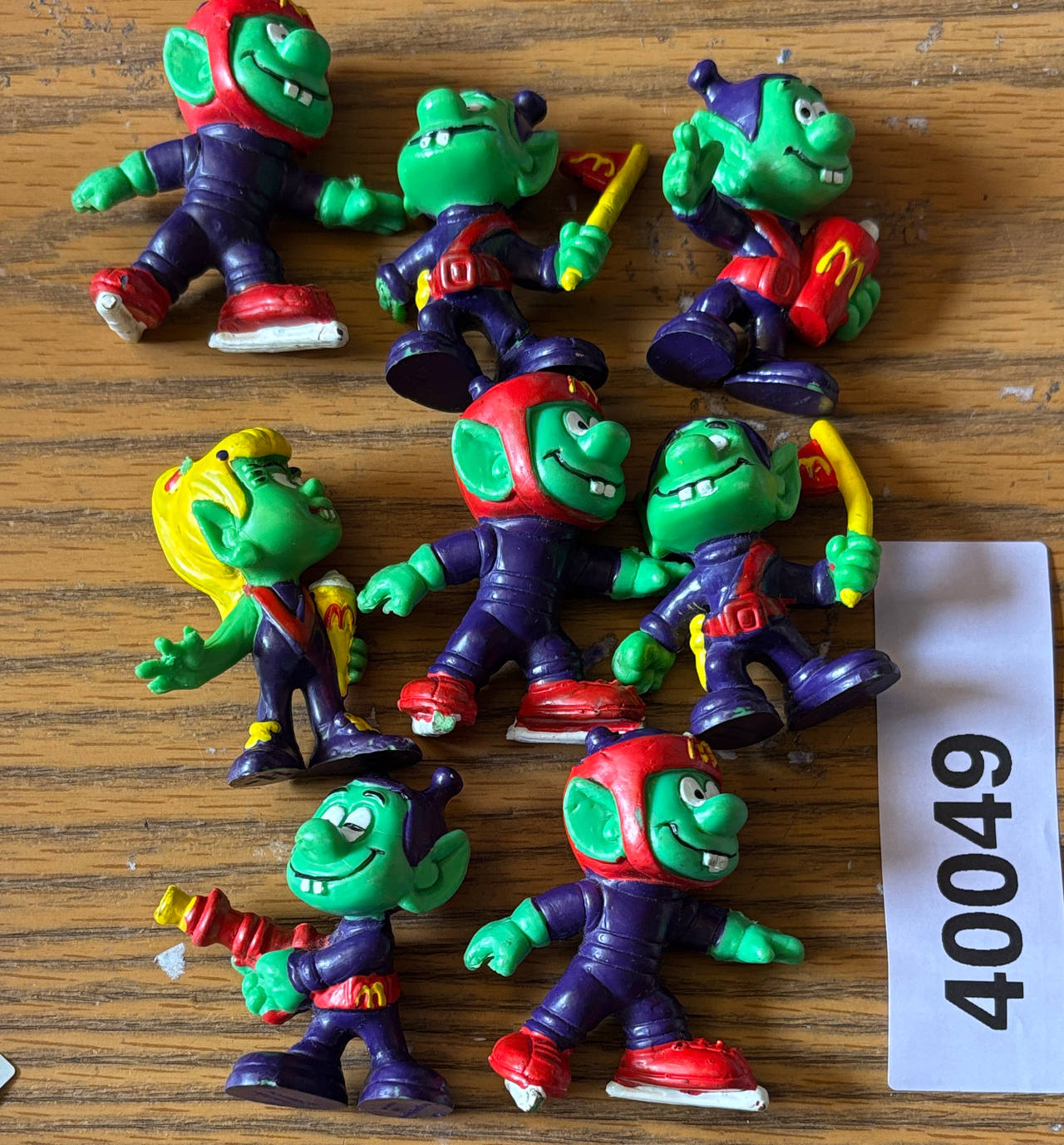1994 McDonald's Halloween Ronald McDonald Goblins Happy Meal Toy Set