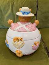 Grandma Cat Ceramic Cookie Jar - Image 6