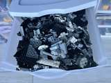 LEGO Bricks Assorted Colors Types Styles With Plastic Storage - Image 6