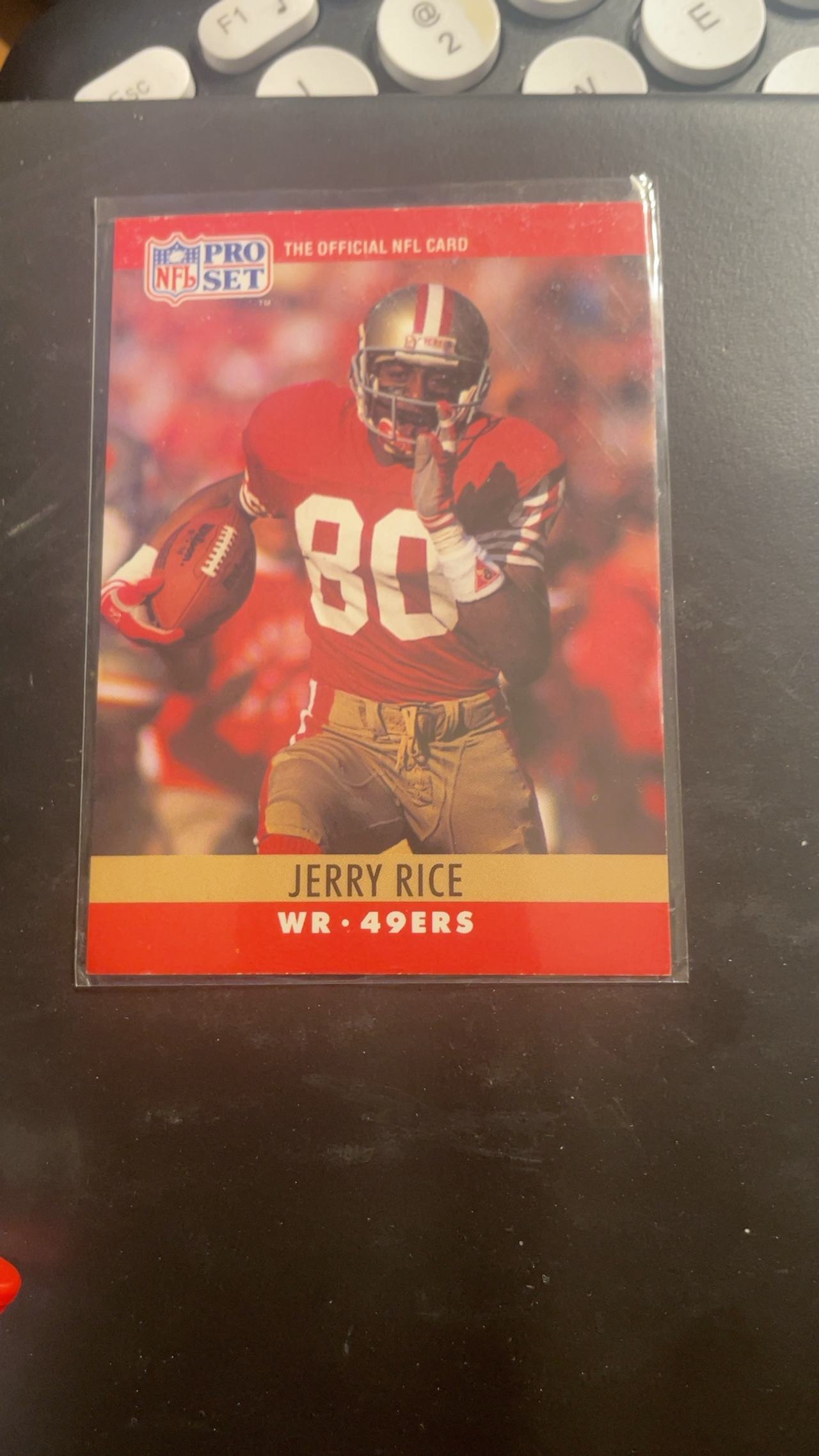 Pro Set Jerry Rice 1990 Football Card #295