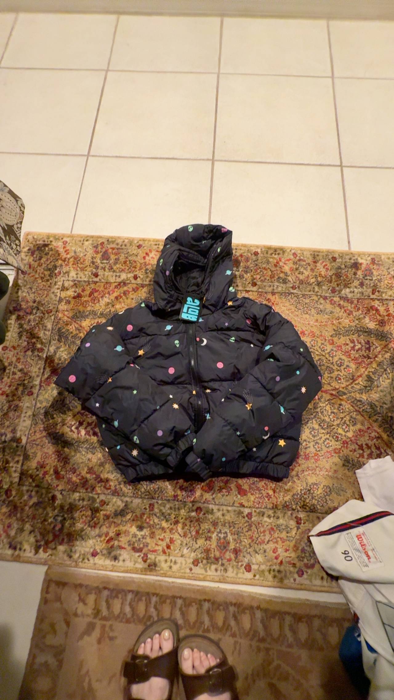 A-Lab Lorca Black Puffer Jacket