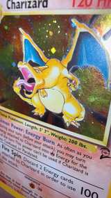 Pokémon Charizard Base Set 2 Holo 4/102 HP/DMG - Image 2