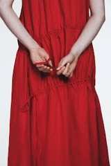 Public School New York Red Sleeveless Dress - Image 2