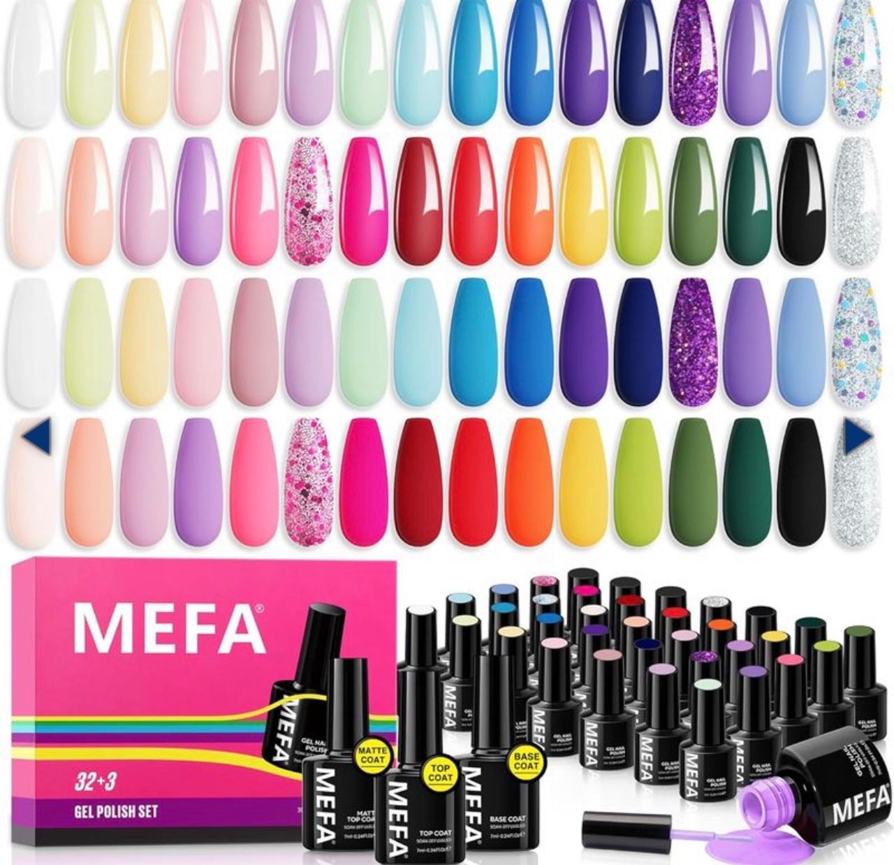 MEFA 32+3 Gel Polish Set