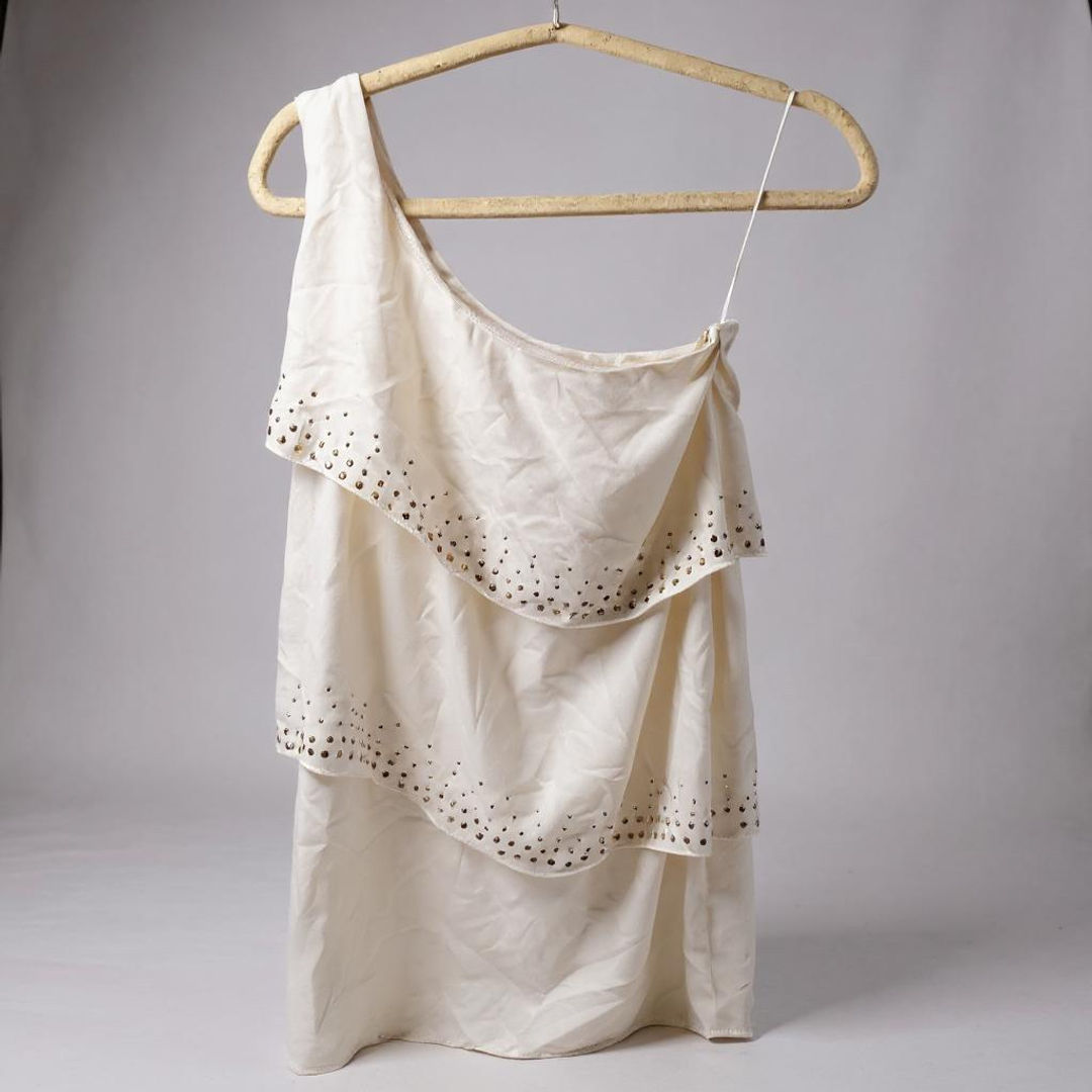 One Shoulder Ruffle Dress