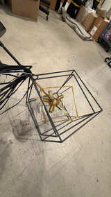 Hudson Valley Lighting Roundout Chandelier Black & Gold - Image 3