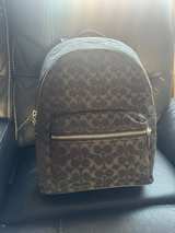 Coach Charter Backpack Signature Denim - Image 3