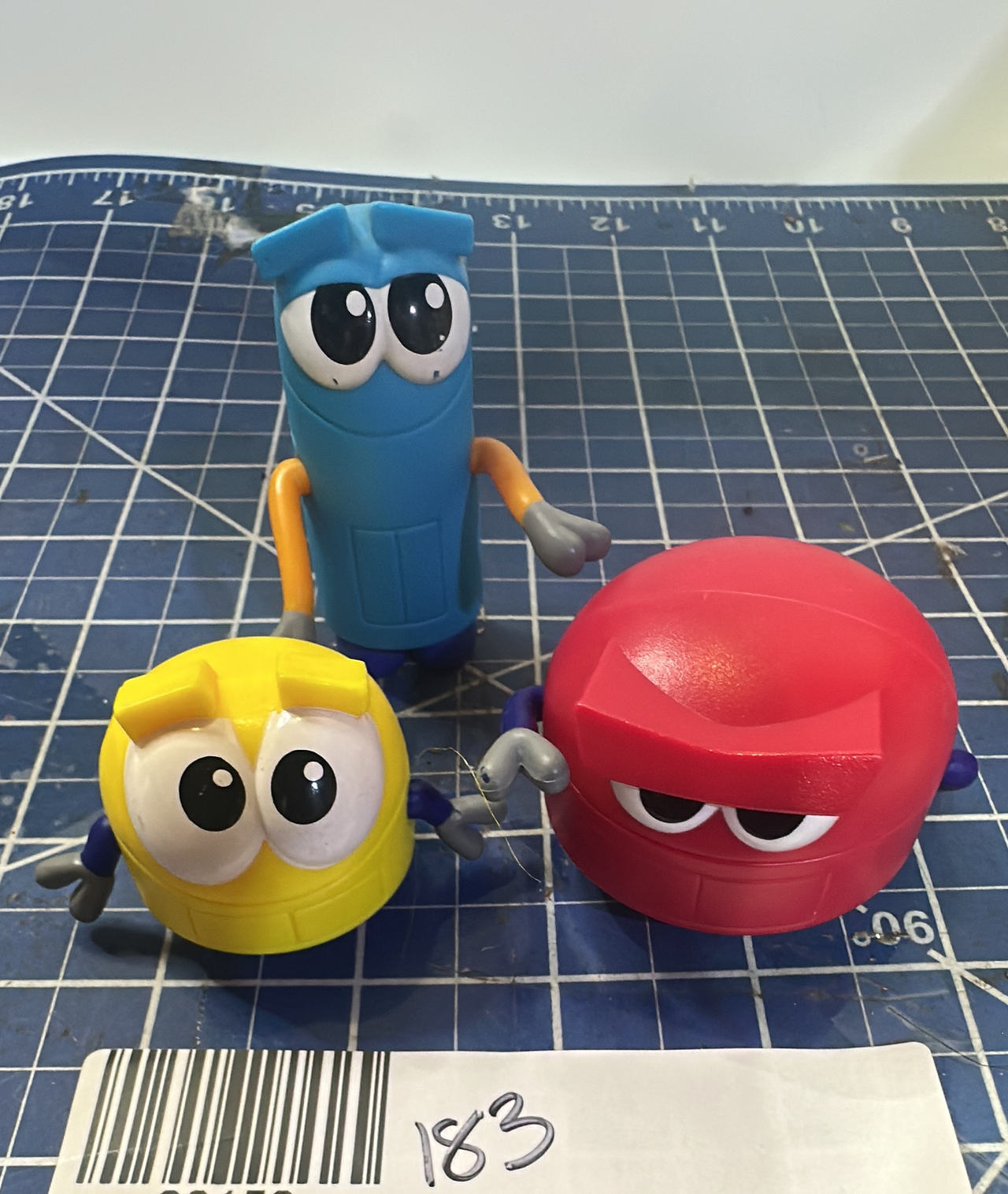 fisher-Price story bot, action figures 3 pieces. 182