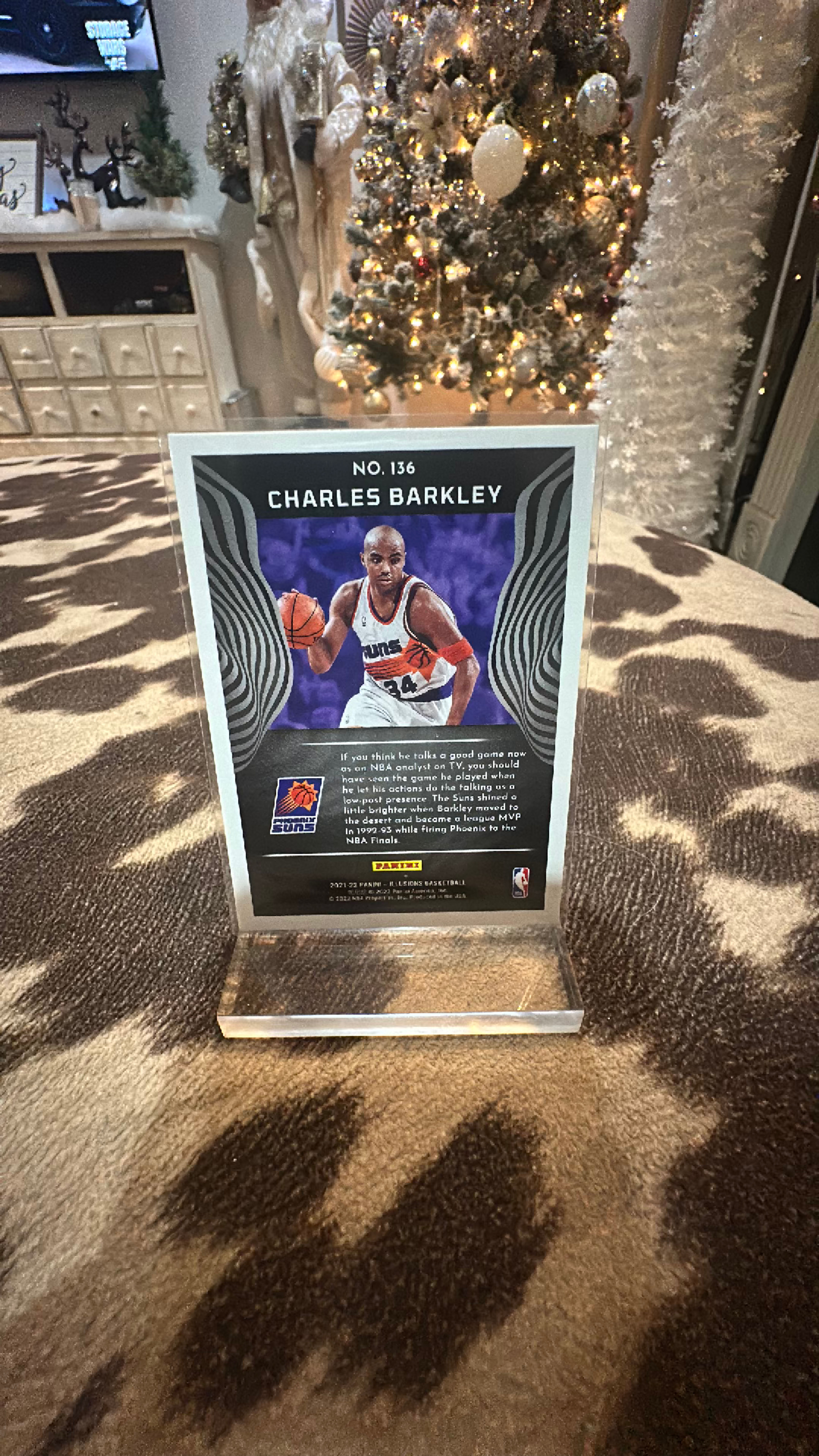 Panini Illusions Charles Barkley #136 Basketball Card - Image 2