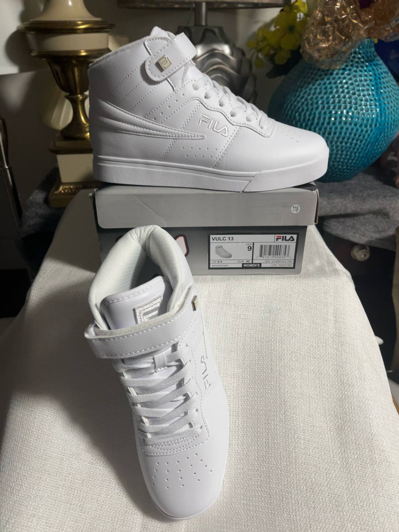 Fila F-13V White High Top Sneakers