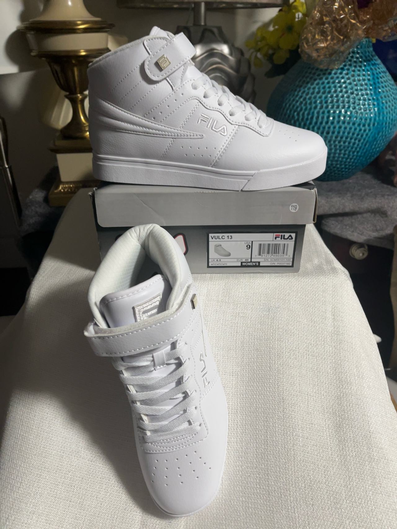 Fila F-13V White High Top Sneakers