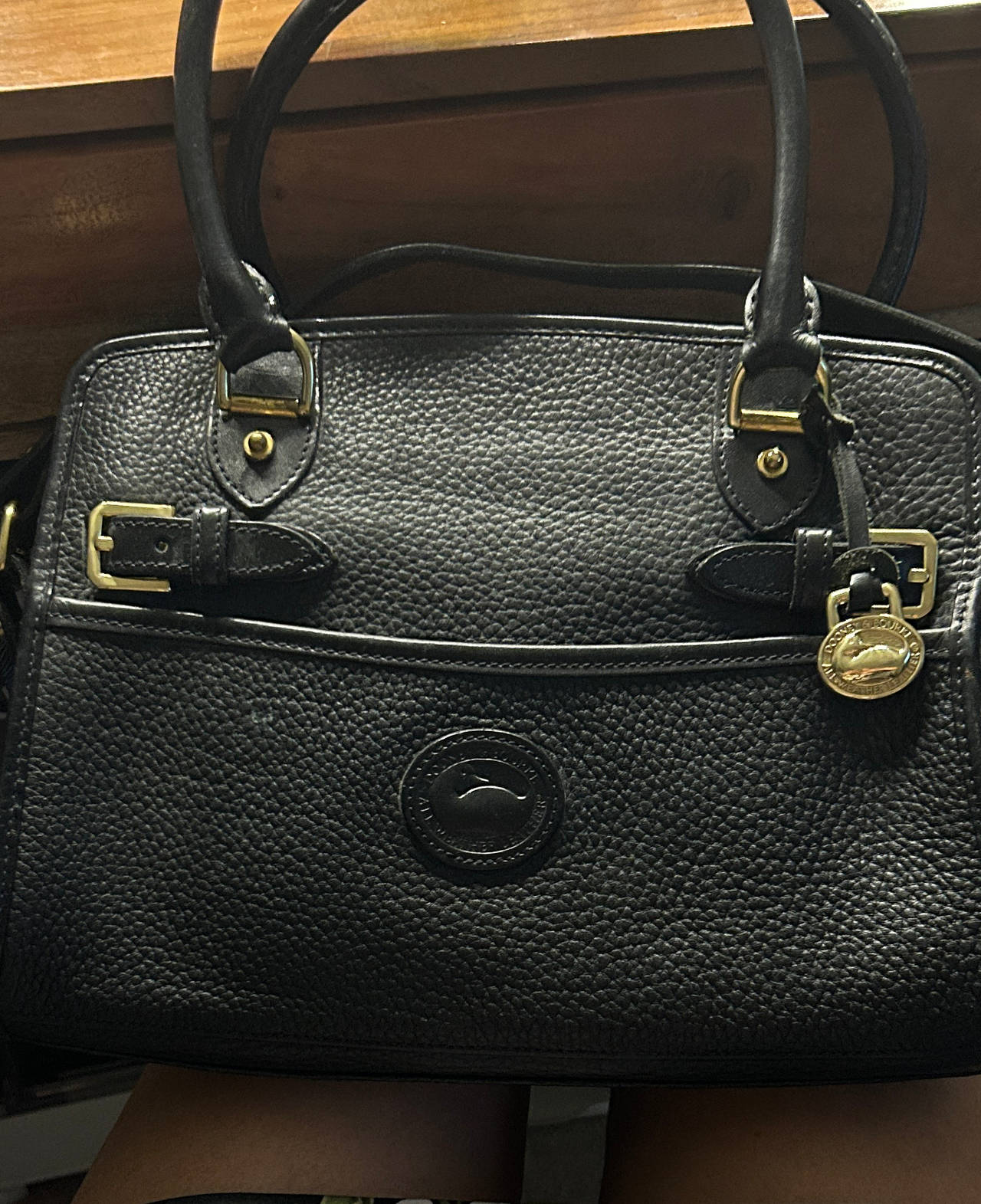 Dooney & Bourke Pebbled Leather Satchel