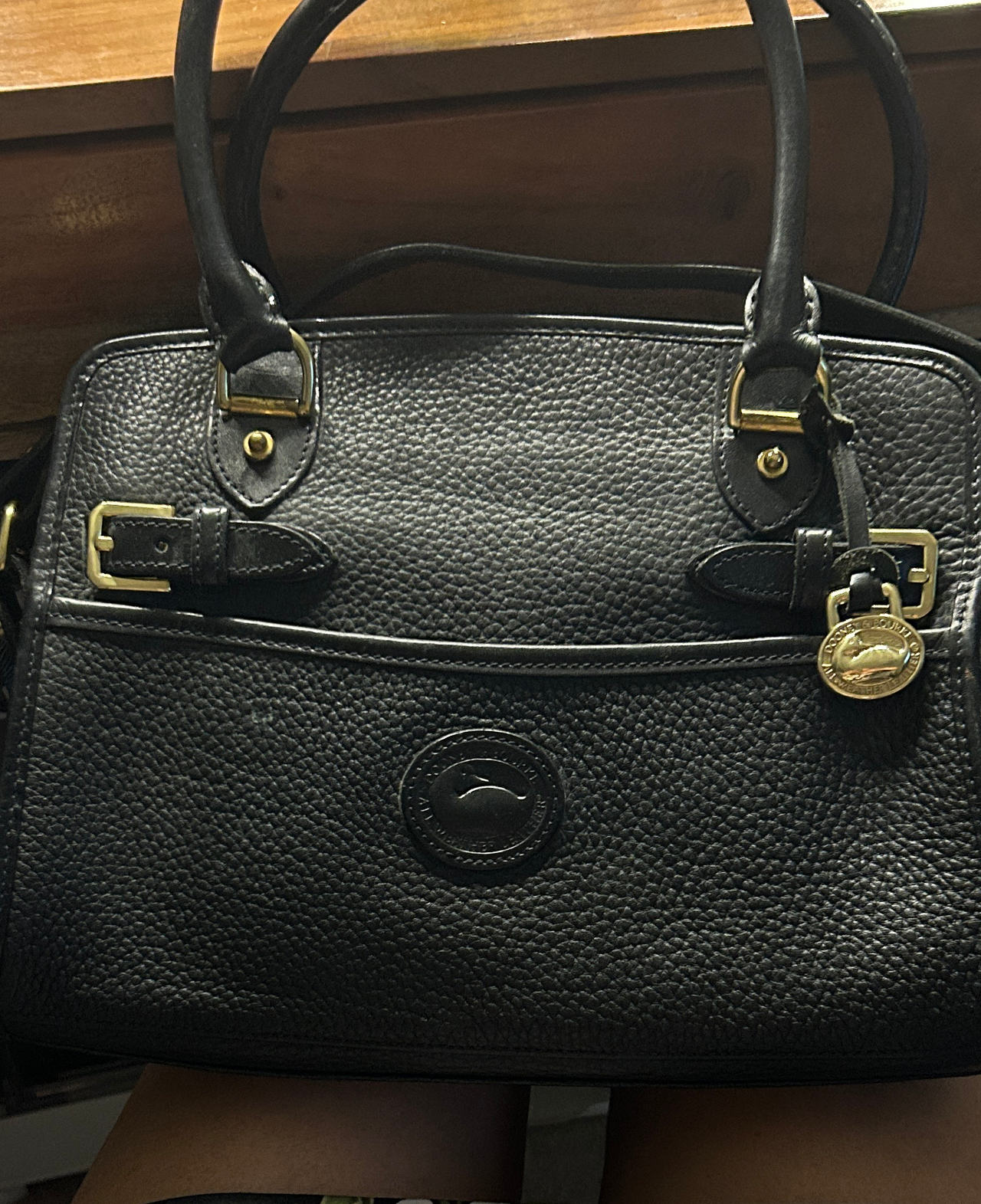 Dooney & Bourke Pebbled Leather Satchel