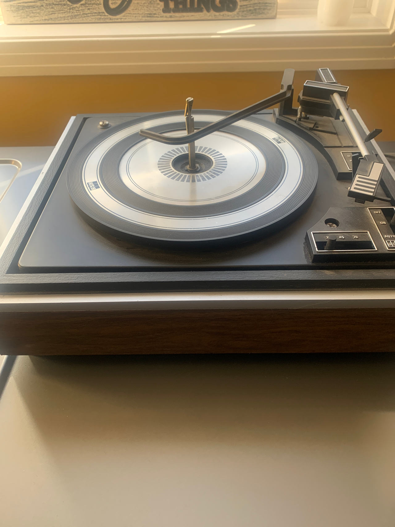 Vintage Turntable Record Player