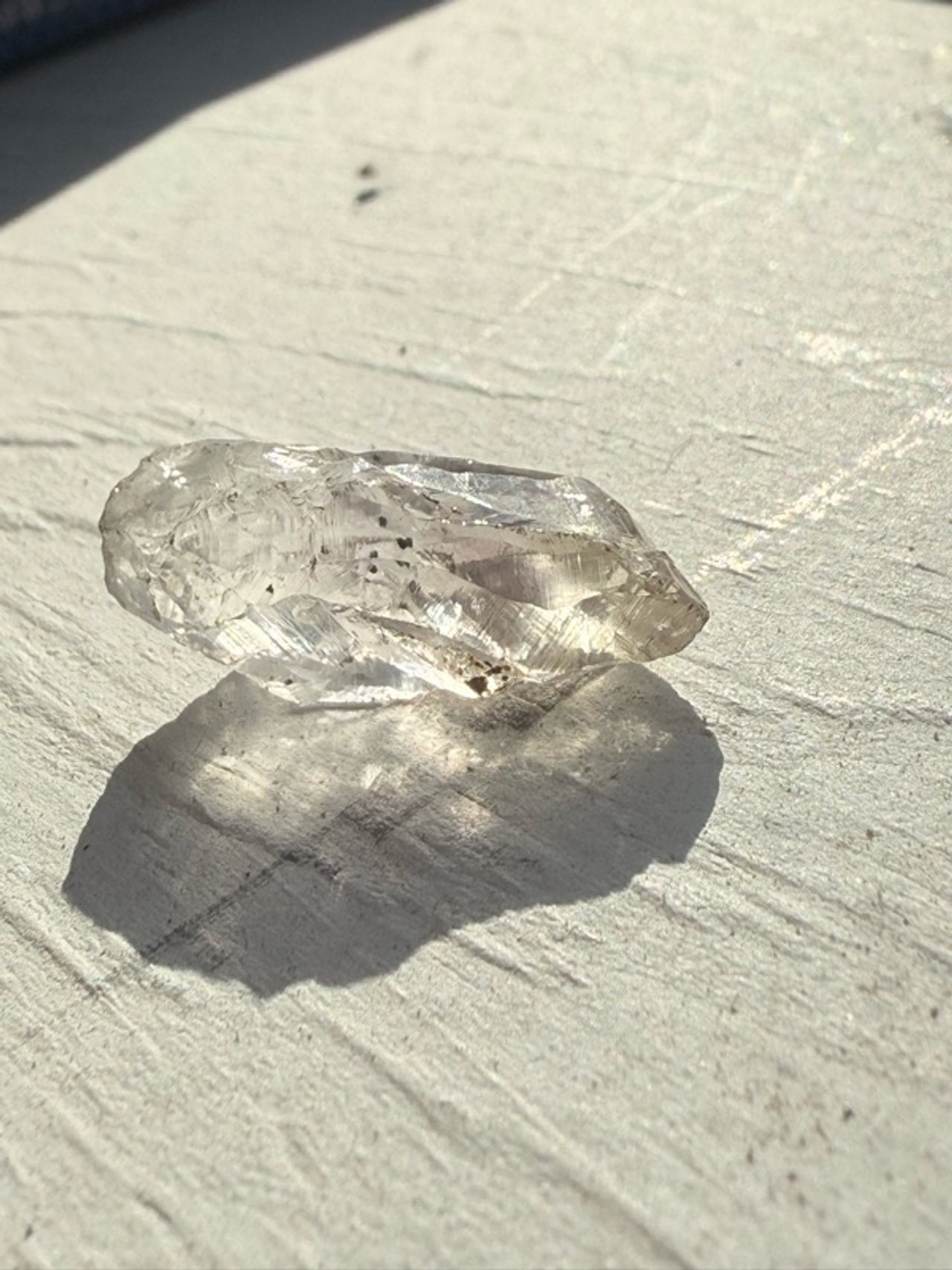 Herkimer Diamond Quartz Crystal Raw Cluster