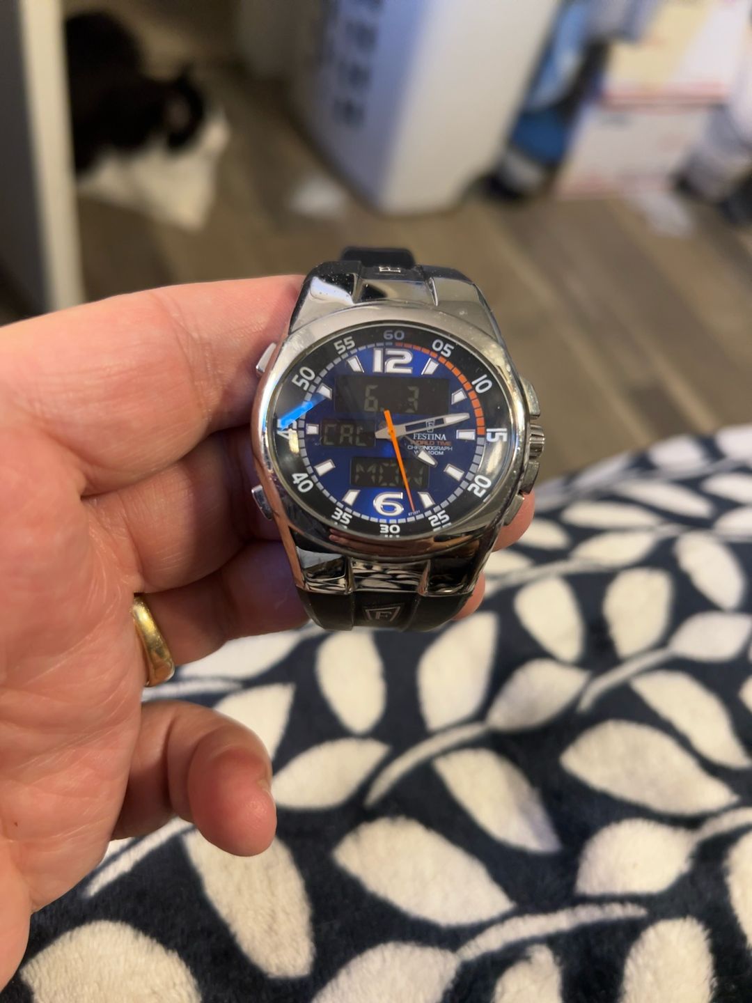 Festina Retro Sport Men's Watch Blue Strap