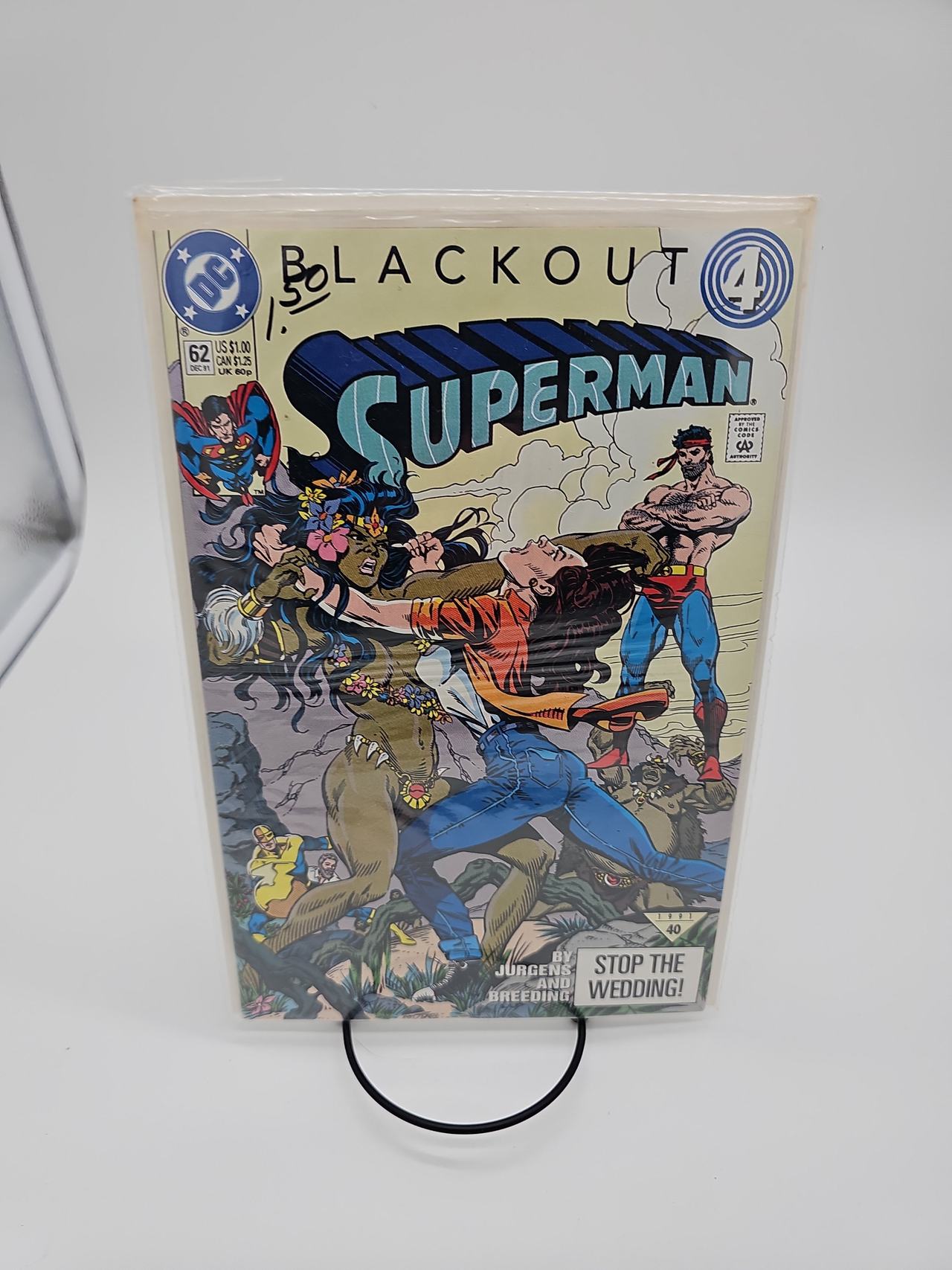 Superman #62 (December 1991) Blackout Part 4